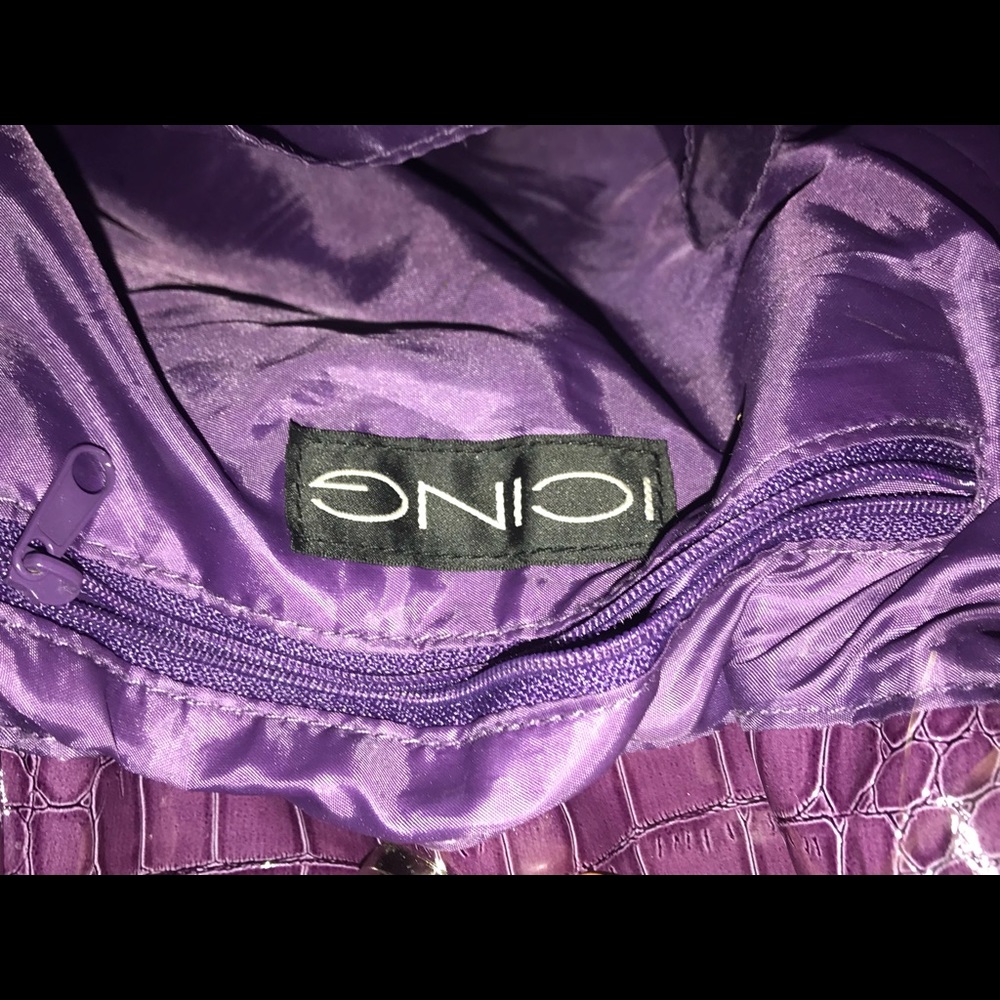 ICING purple leather purse and wallet - Picture 6 of 8